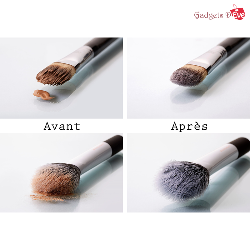 Gadgets d'Eve beauté BRUSHIS™ : Nettoyant & Séchant pour pinceaux de maquillage en 30 secondes
